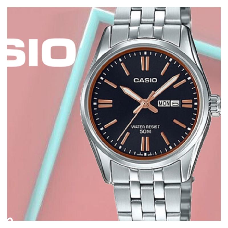 Casio CASIOSTANDARD Series Legendary Analog Watch Series, Classic, Comfortable and Exquisite Roman Numeral Time Scales, 50 Meters LTP-1335D-1A2V