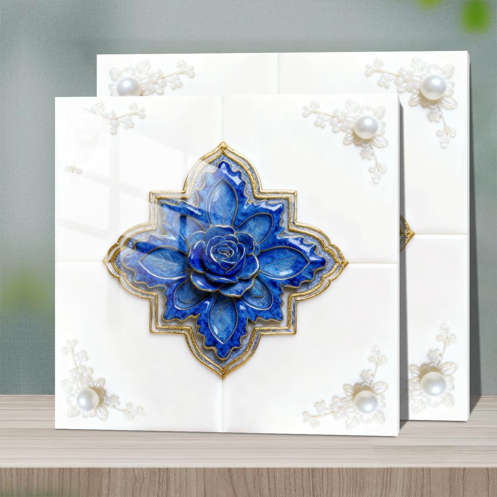 Waterproof 3D Tile Stickers Self-Adhesive PVC Wall Decals - Herringbone & Brick Style for Kitchen Backsplash Decor - Multi Designs