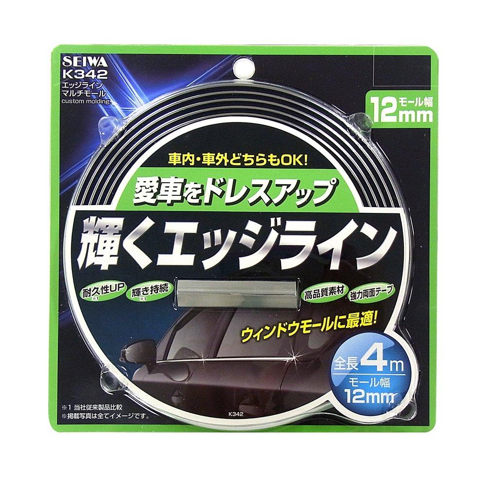 SEIWA External Car Supplies Mall Edge Line Multi Mall 12mm