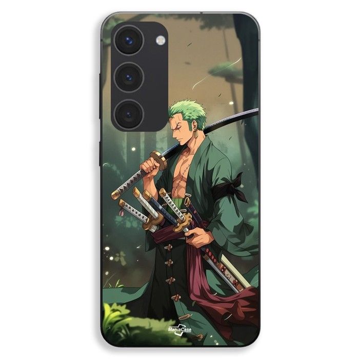 Coque Pour Samsung Galaxy S23 One piece Zoro épées manga anime Maniacase