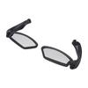   Stainless Steel Cycling Rearview Mirror, Foldable Ajustable Rotatable Safe Bike Mirror With ABS Design For  s, Mountain Bikes, Electric Scoote