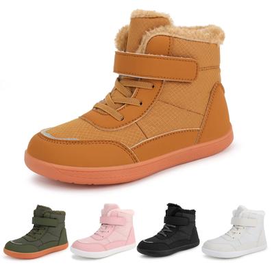 Outdoor Warm Snow Boots Waterproof Barefoot Shoes Children's Winter Autumn Barefoot Shoes Winter Children's Mountaineering Shoes