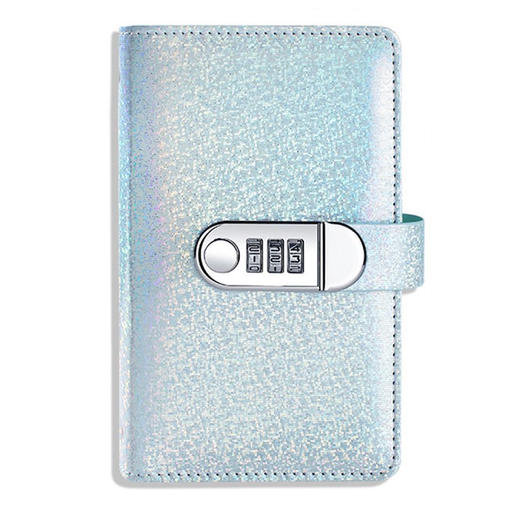 

Compact PU Leather Budget Saving Binder with Secure Password Lock Feature Blue