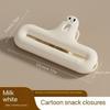 4pcs Cartoon Caterpillar Food Sealing Clips - Durable Plastic Snack Storage Bags with Freshness Seal Ideal for Chips and Other Snacks,