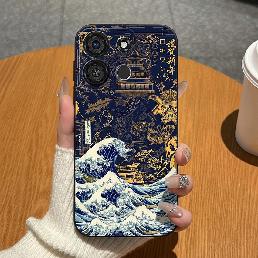 For Itel A05S A04 A60S A16 A33 Plus A56 A23 A58 A25 Pro A49 A35 A18 Phone Case Colorful Graffiti Matte Silicone Cover For Itel Anti Fingerprint Bumper