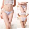 Ladies Sexy Thongs Briefs Open Crotch G-string Lace Bowknot Panties Underwear