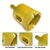 A84E-12Pcs Diamond Drill Bit Set 12Pcs Diamond Drill Bit Kit For Glass And Tiles 6-35Mm Diamond Drill Bits Set