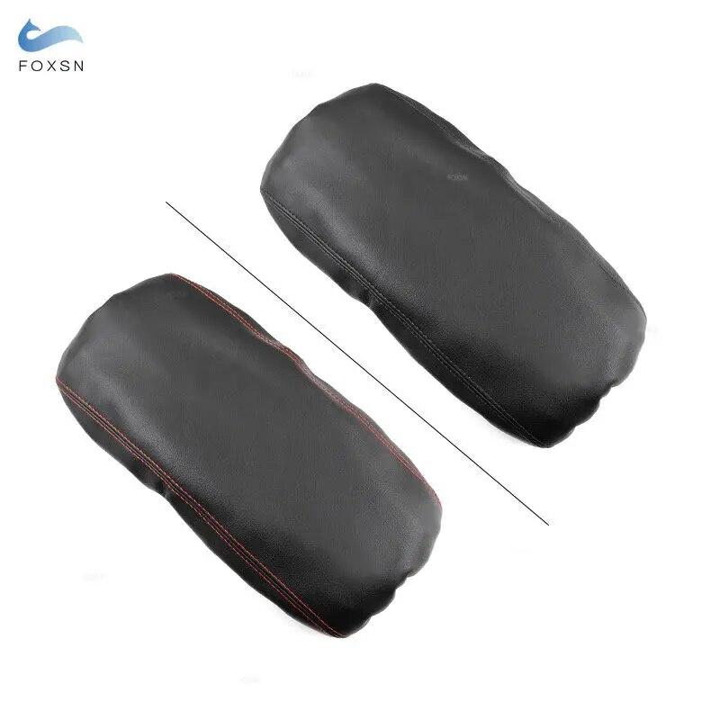 Soft Leather Console Armrest Cover For Mazda 3    Car Center Control Armrest Box Skin Cover Trim