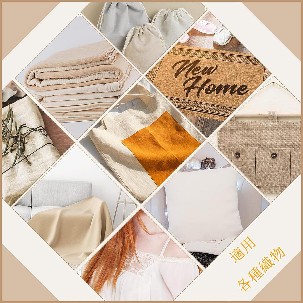 Cotton Linen Fabric for DIY Plain Cotton Linen Single Color 1m 2m 3m 4m Width Crafts, Fabric, [length 155cm] (3m, White)