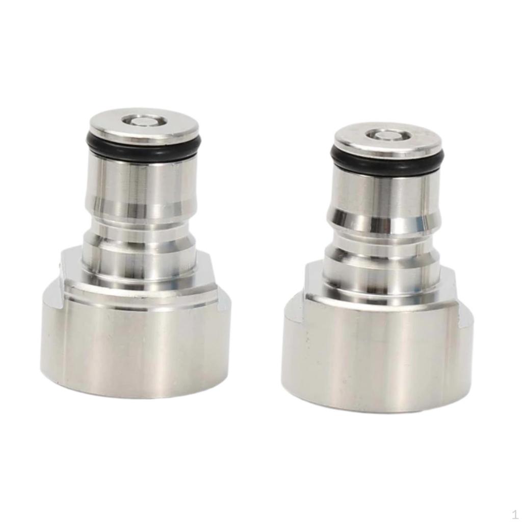 Ball Lock Keg Coupler Adapters Fittings Compact Quick Disconnect Conversion 5/