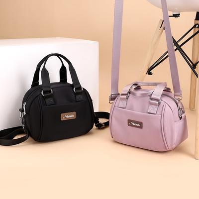 Women's Crossbody Bag Mother's Bag Solid Color Handbag Multi-Layer Shell Bag Commuter Shoulder Bag