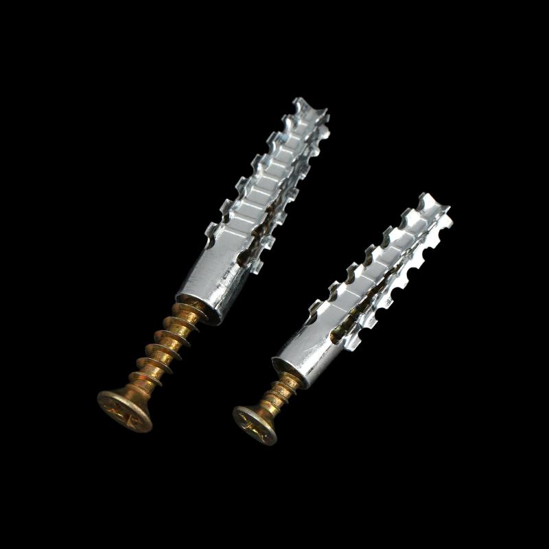Tubo de Expansión M6/8 Para Paredes Huecas Kit de Tornillos de Expansión Metálicos Tornillos Autorroscantes Tapón de Perforación para Tubos Pernos de Fijación Anclajes