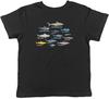 Haie der Welt Kinder T-Shirt Ozeanliebhaber Kinder Jungen Mädchen Geschenk