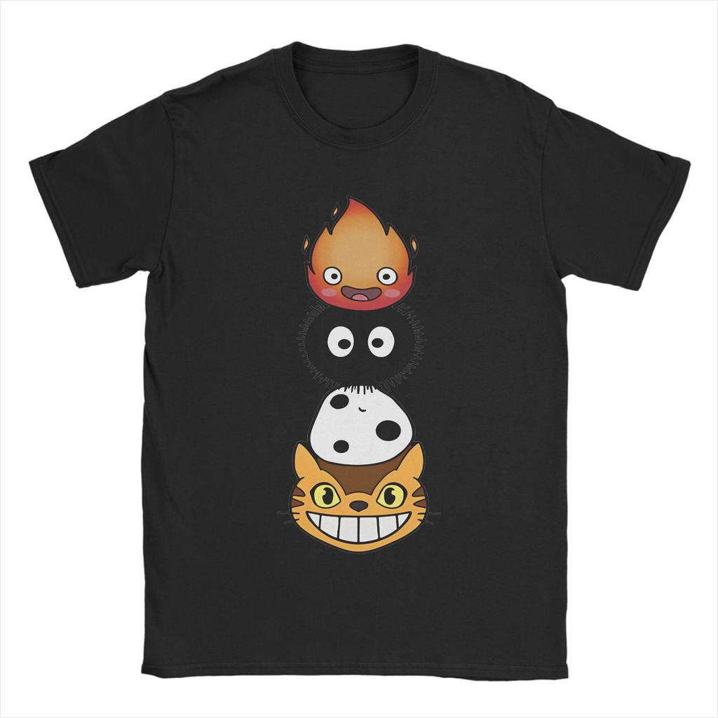 Unisex TShirt Susuwatari Soot Sprites MMononoked Vintage 100 Cotton Tee Shirt Short Sleeve Aways Princessed T Shirt Clothing