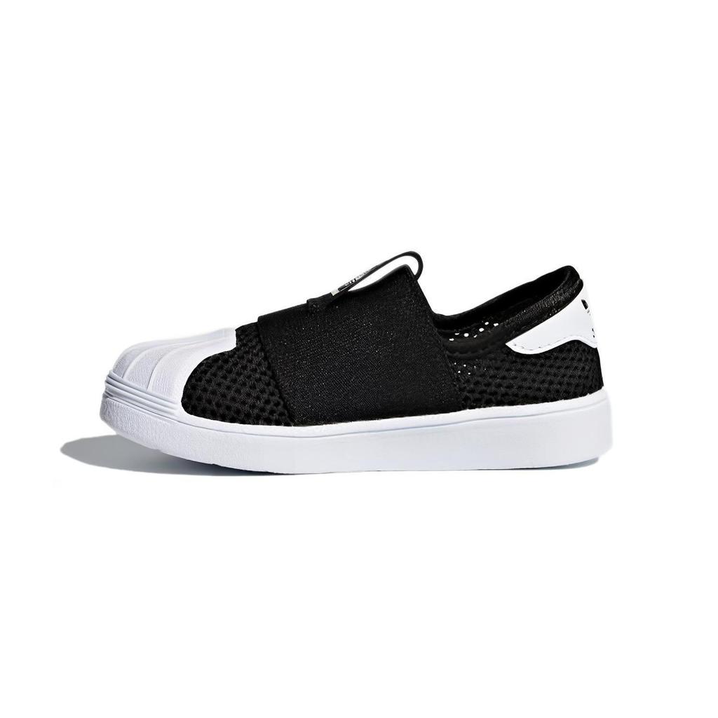 adidas Originals SUPERSTAR Smr 360 I Comfortable Breathable Low Top Skateboard Shoes Black Infant And Toddler DB0922