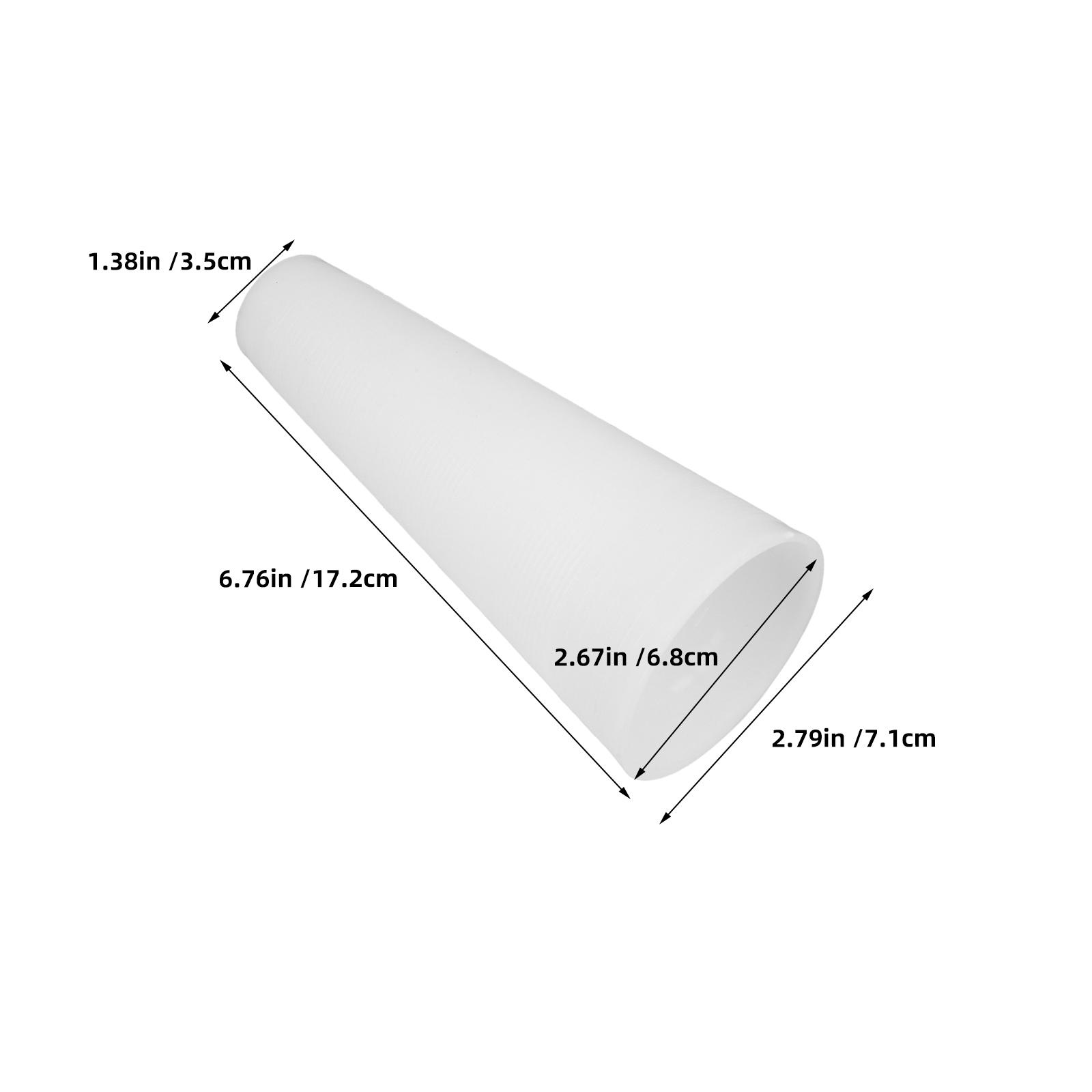 

8Pcs Yarn Winding Tubes Plastic Bobbins for Efficient Thread Management in Weaving Spinning - Yarn Spool Holder Needlework білий