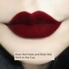 Non-Stick, Non-Fading, Matte Lipstick In a Vintage Cherry Color That Moisturizes and Waterproofs, Suitable for Yellow Skin Tones To Enhance Whiteness
