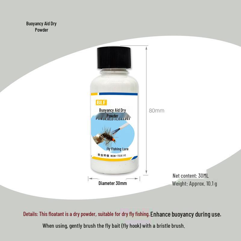 

Bailu Feisheng Fly Dry Powder - Dry Fly Floatant & CDC Fishing Gear Accessories
