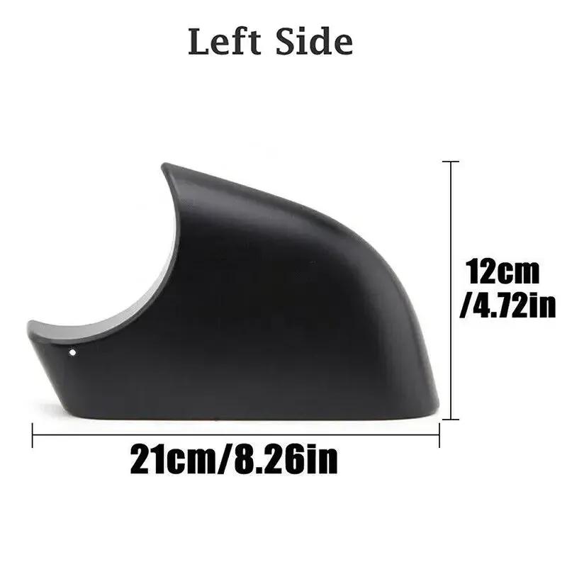 For Tesla Model 3 Y - ABS Plastic Car Rearview Side Mirror Outer Lower Cover Wing Cap Exterior Trim Replacement Parts