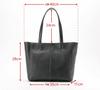 Toyooka Kobo Tote Bag, Lightweight (Approx. 370g), Unisex, Genuine Leather, Shoulder Strap, Large Capacity, Made in Japan, Black, 442901