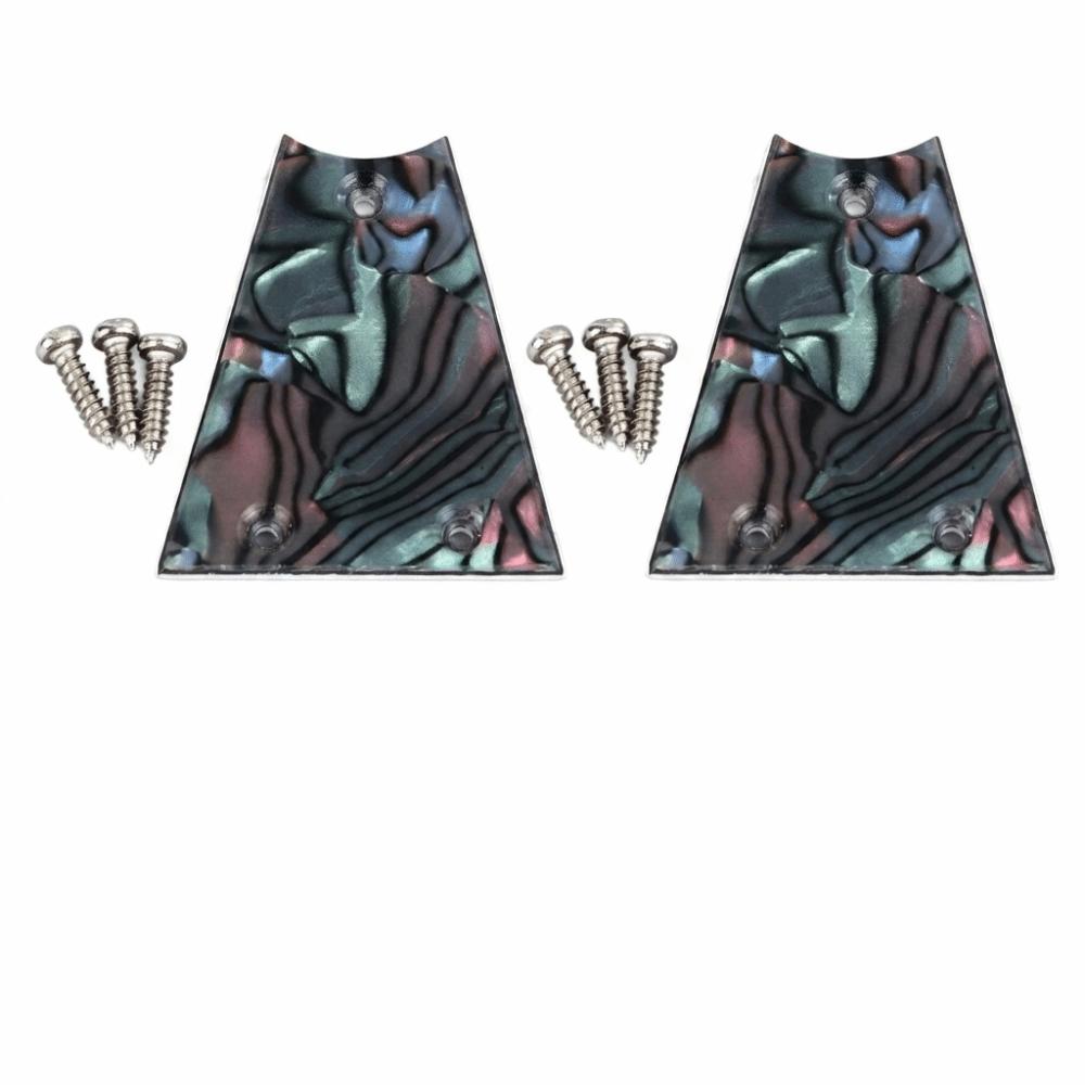 2PCS Multicolor Guitar Truss Rod Cover Polymer Material Guitar Rod Cover Plate Electric Guitar GR40