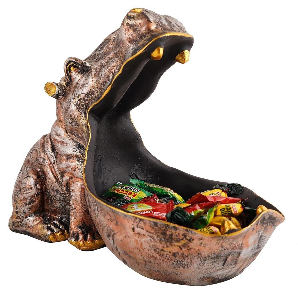 Angry Big Mouth Hippopotamus Showpiece for Home Decor Showpiece | Hippo Showpiece for Home Decorative Showpiece