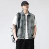 Hong Kong Style Retro Waistcoat Vest Men's Spring New Korean Style Casual Handsome Versatile Sleeveless Denim Jacket
