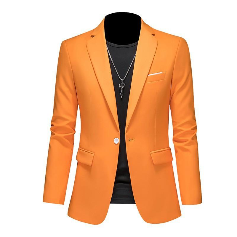 Frühling Herbst Herren Freizeitanzug Slim Fit Anzugjacke Herren Berufsanzug