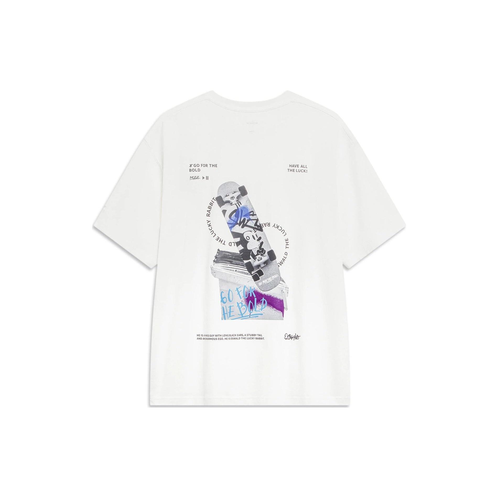 Li-Ning x Disney Oswald Graphic T-shirt  White  Men s AHST315-4 XXL
