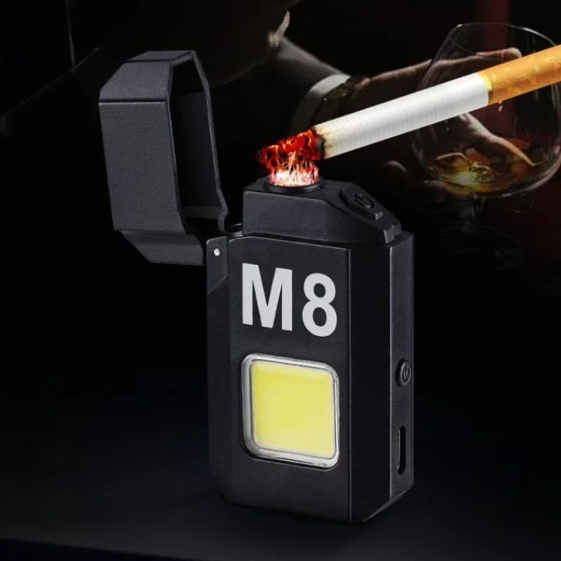 New COB Work Light Portable Mini Flashlight Outdoor Strong Light Waterproof Home Multi Functional Electric Wire Lighter Light Type-C Rechargeable