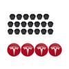 4pcs 25pcs 29pcs Sets 56mm Car Wheel Center Hub Decorative Caps Badge Wheel Lug Nut Protective Cover for Tesla Model 3 Y S X
