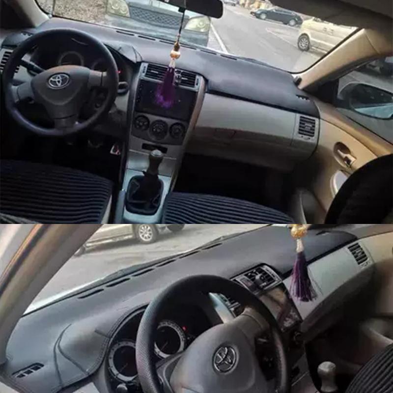 For Toyota Corolla 2007-2013 2014 XLE GL Car Dashboard Cover Mat Dash Board Sun Shade Pad Anti-UV Artificial Leather Accessories