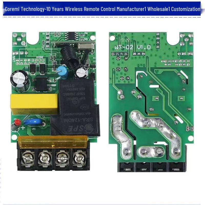 220V Single Channel High Power Wireless Remote Control Switch for Water Pump and Light