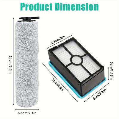 Filtry pro rotační kartáč pro Bissell Crosswave HF2/3845N/3831 Čistič podlah Náhradní díly, Vyměnitelné filtry pro rotační kartáč