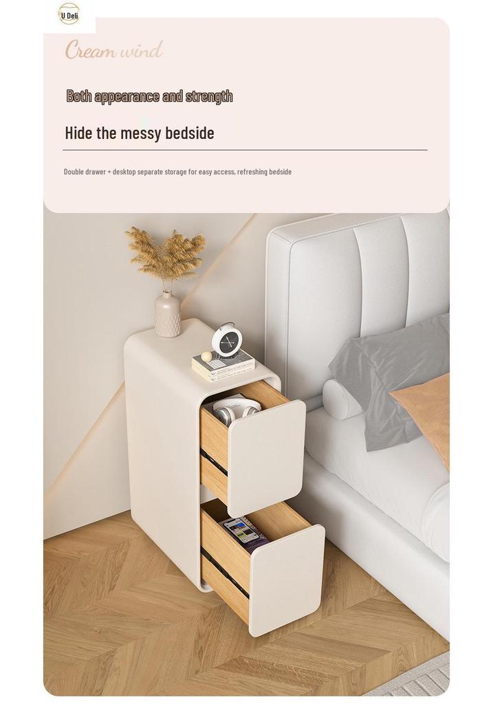 Comodino Moderno Minimalista Ultra-Stretto