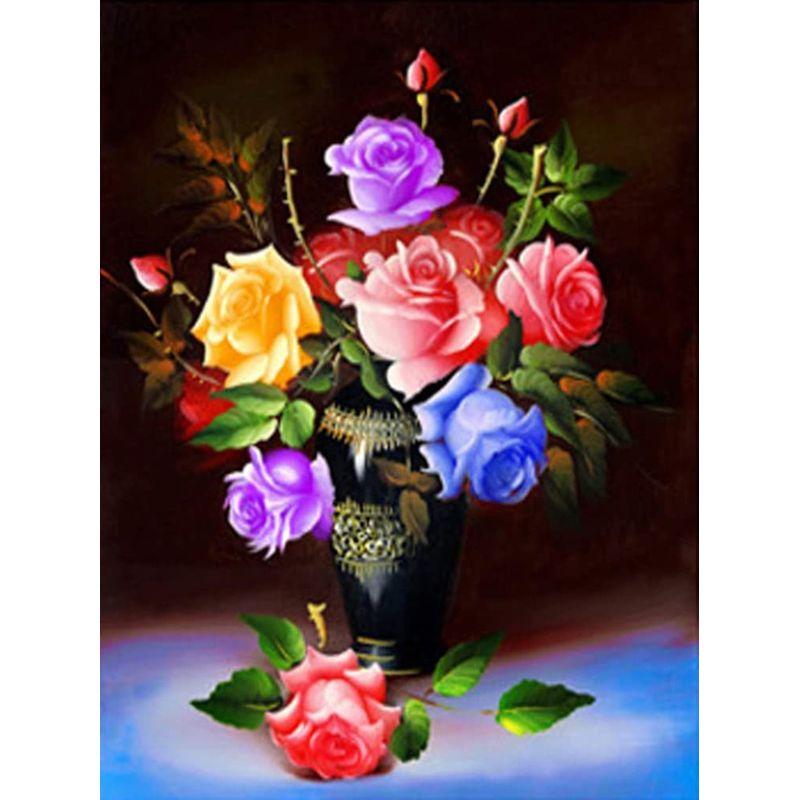 DIY Diamond Painting Flower Diamond Art Diamond Embroidery Rhinestone Mosaic Gift Home Decoration Picture