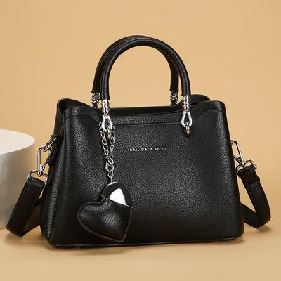 Borsa a mano da donna a spalla a tracolla casual di grande capacità