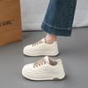CRLAYDK Classic Women's Sneakers Casual Skateboard Walking Shoes Platform Ladies PU Leather White Height Increase  Tennis