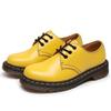 Lage kleine leren schoenen heren echt leer Britse korte laarzen ronde neus dames retro casual werkschoenen Martin schoenen