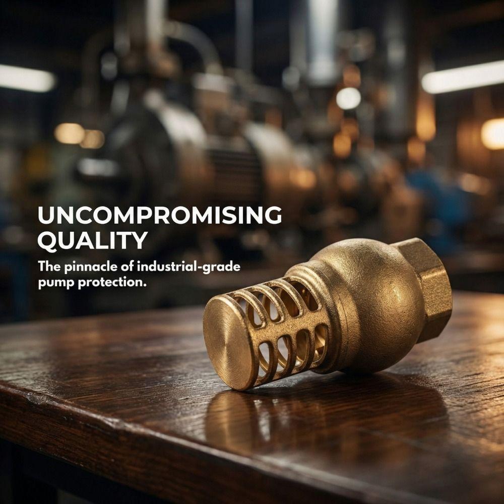 Anti Backflow Bottom Valve Female Thread Check Valve Brass Brass Foot Valve Direct Supply