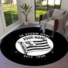 Sk Sturm Graz Crest Custom Name Round Area Rug Carpet Rug For Living Room Bedroom Sofa Playroom Decor Nonslip Floor Mat