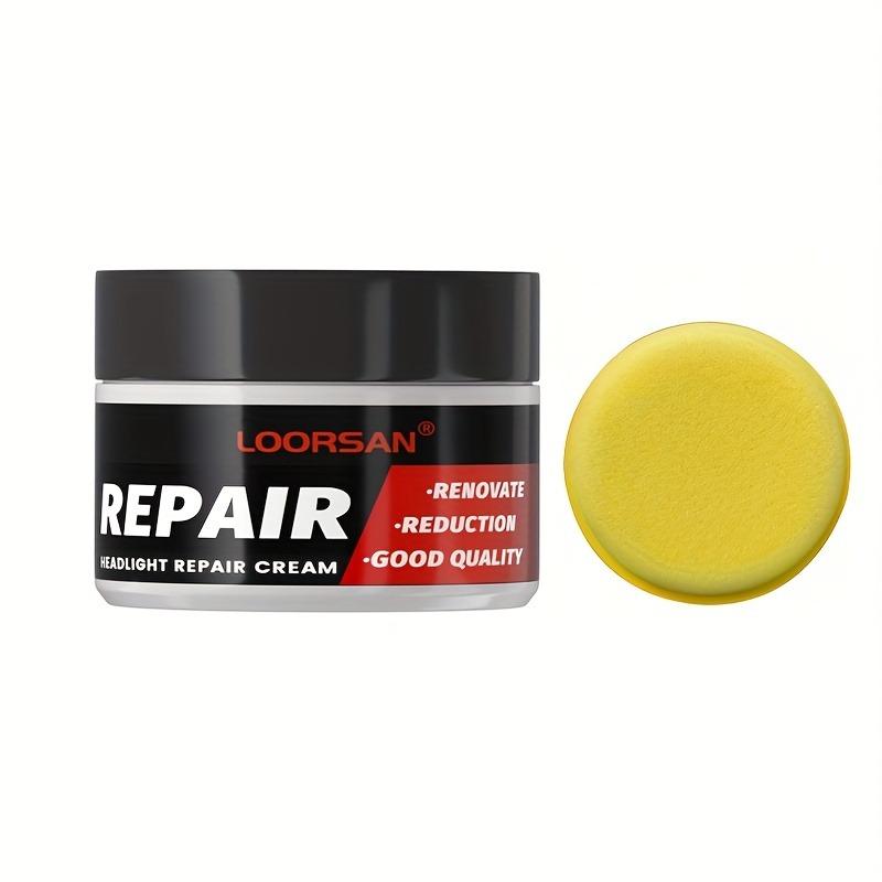 Professional Car Headlight Repair Kit: Easy-to-Use Paste for Oxidized/Yellowed/Blurred Lenses – Enhances Brightness, No Charging