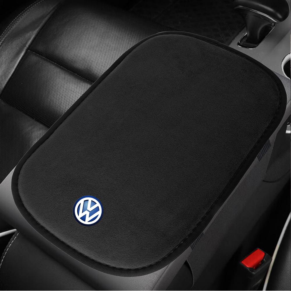 For Volkswagen Car Armrest Mat Center Console Arm Rest Protection Cushion Storage Box Cover Pads For Volkswagen Vw Tiguan Jetta Rline Scirocco