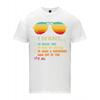 Mens Graphic Tee With Abstract Letter Print - Cotton Short Sleeve T-Shirt Streetwear Casual Wear