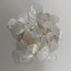 20Pcs/Pack Natural White Mother of Pearl Heart Shell Charms 18mm Two Holes Freshwater Shell Pendants for DIY Earrings Bracelet Jewelry Making
