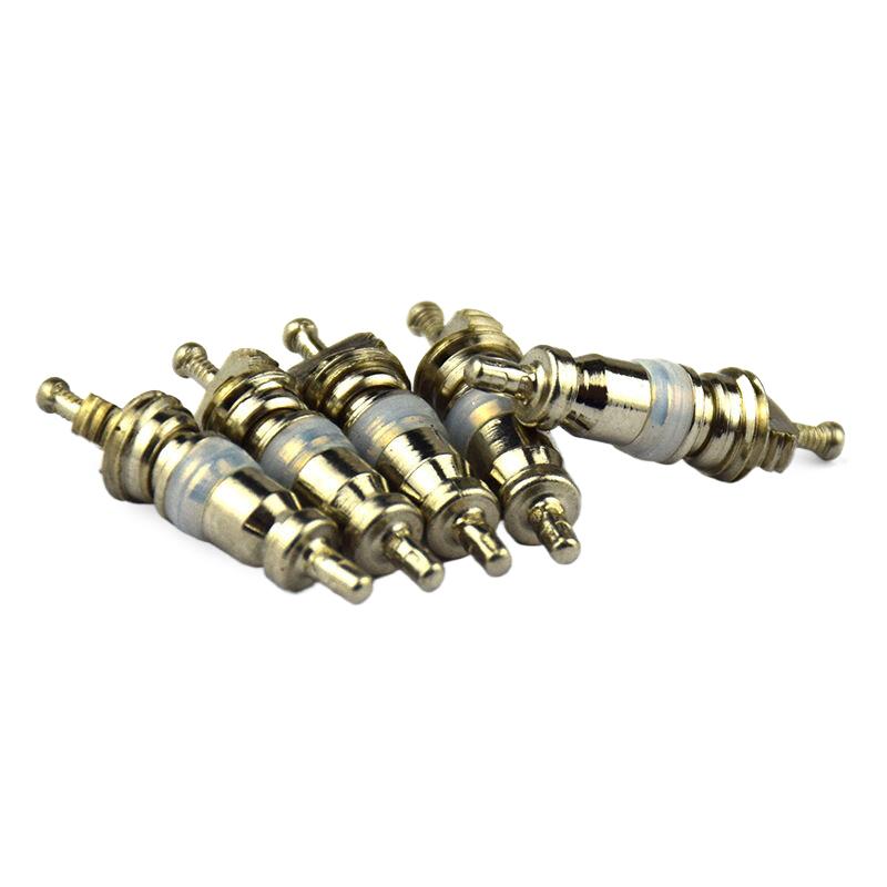 10Pieces Automobile Air-Conditioning Valve Core,Air Conditioning Sealing Valve Corer134A Valve Core
