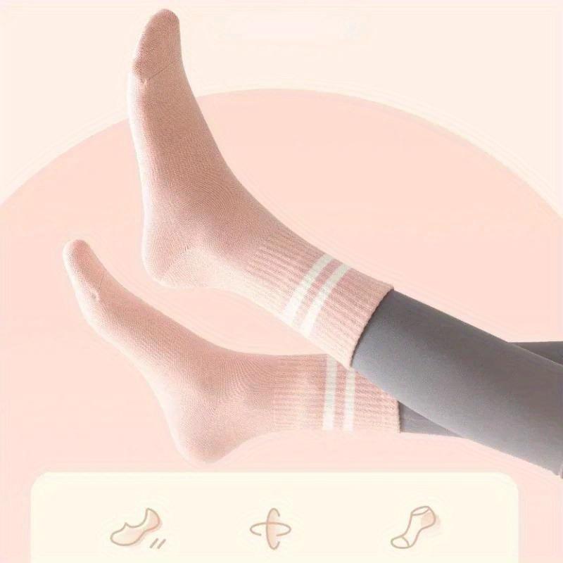 Yoga Socks Cotton Mid-tube Bottom Professional Non-slip Silicone Indoor Fitness Socks Gym Floor Soft Dance Pilates Sports Socks