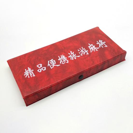 1 Set Mini Mahjong Leicht Tragbar Mini Mahjong Spielset Klassisch