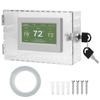 Universal Thermostat Lock Box with Key Acrylic Thermostat Cover with Lock Large Thermostat Guard Easy To Install for Home