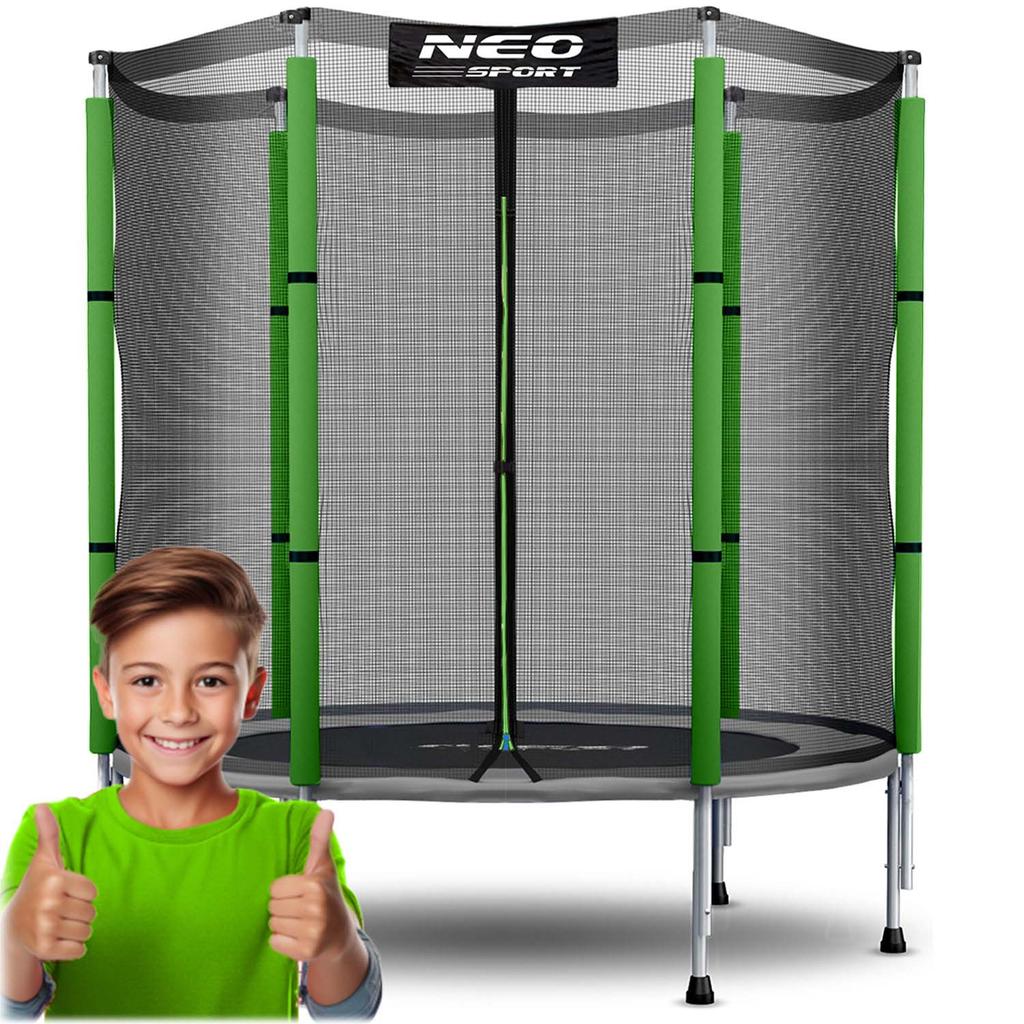 Children's Garden Trampoline 140 Cm 4.5 Ft Neo-Sport